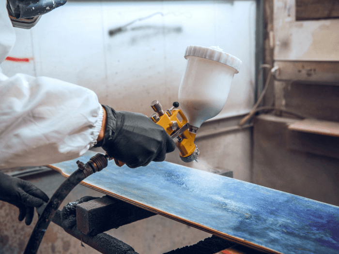 cara menggunakan spray gun