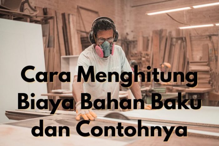 cara menghitung bahan baku