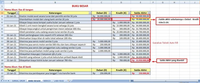 cara membuat laporan keuangan di excel terbaru