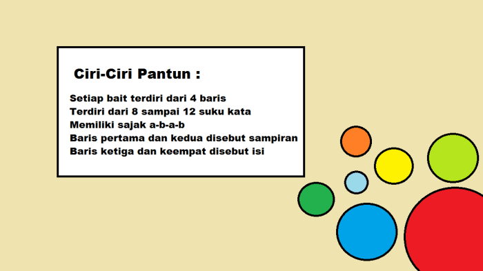 ciri ciri pantun kecuali terbaru