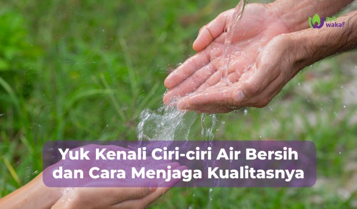 ciri bersih sehat kenali