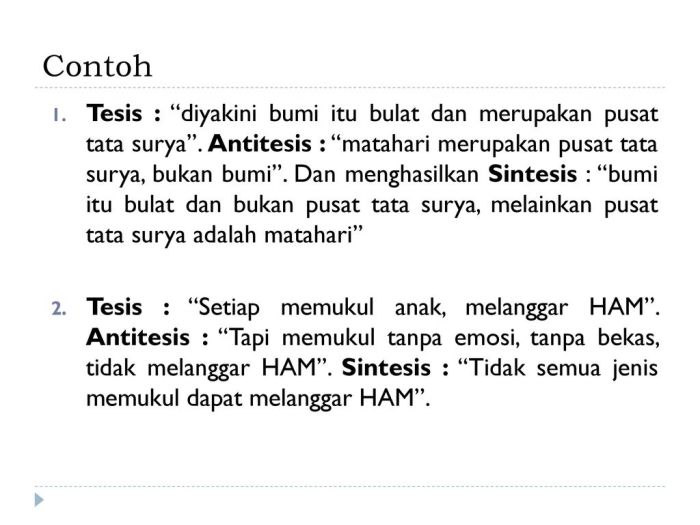 tesis sintesis antitesis academia