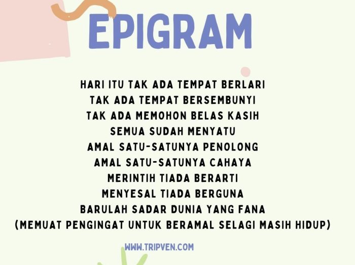 contoh puisi baru epigram terbaru