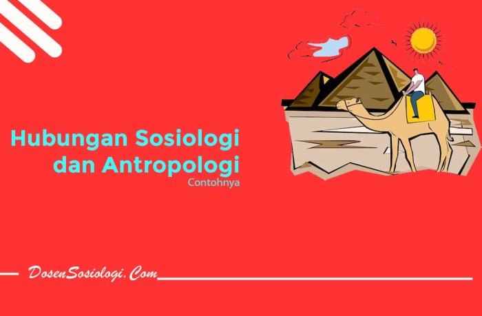 hubungan sosiologi dan antropologi