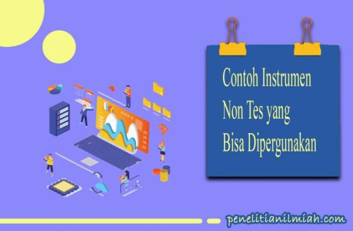 contoh instrumen non tes observasi terbaru