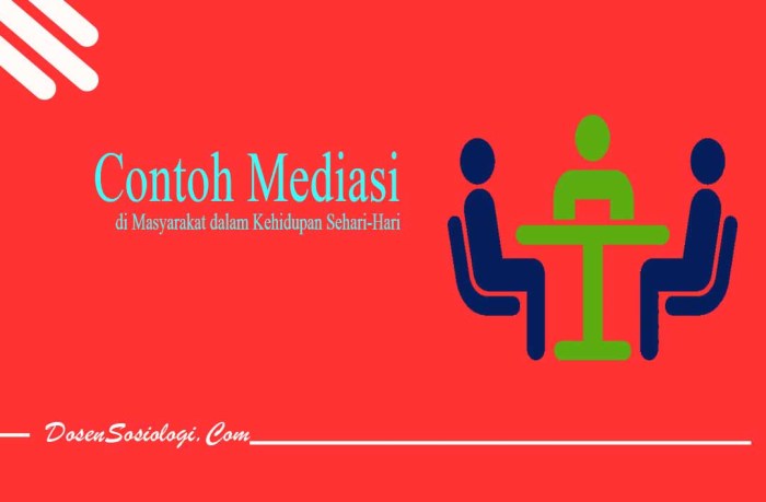 mediasi pengertian tahap unsur tujuan jenisnya