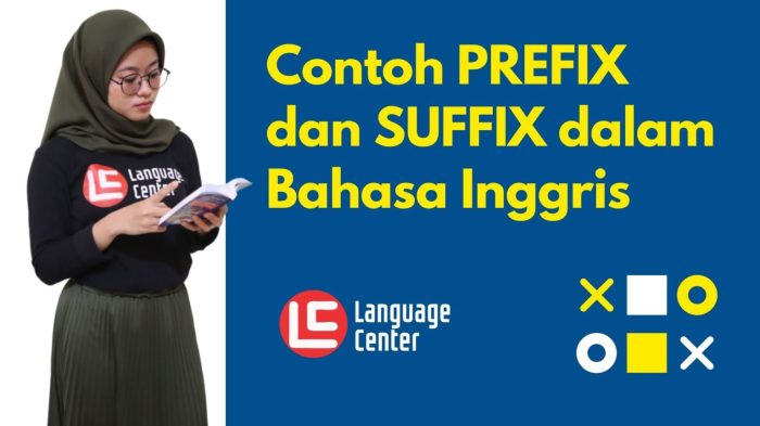 contoh suffix dan prefix