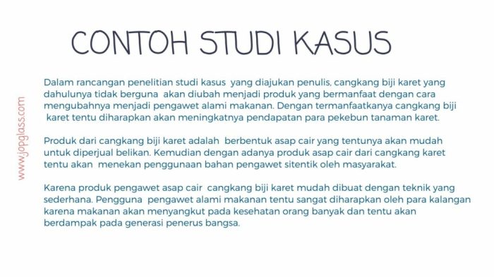 contoh soal studi kasus organisasi