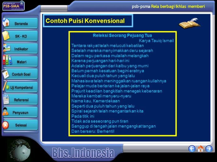 Contoh soal tentang puisi beserta jawabannya