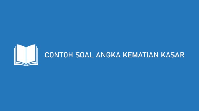 contoh soal angka kematian bayi