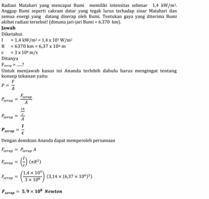 Pertanyaan tentang radiasi elektromagnetik