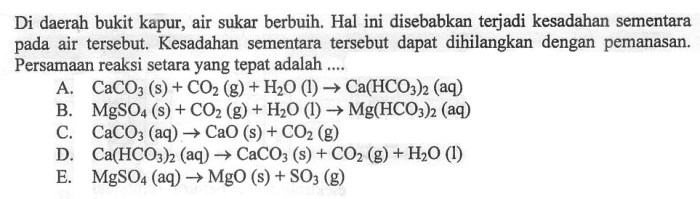 contoh soal persamaan reaksi