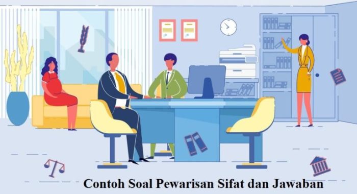 Contoh soal pewarisan sifat dan pembahasan