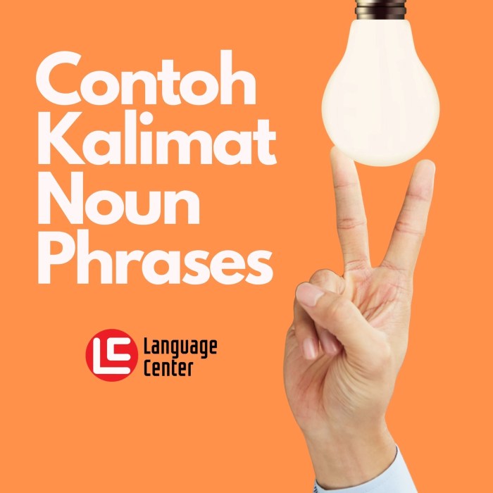 contoh kalimat noun phrase