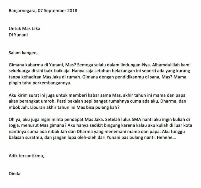 surat pribadi untuk paman terbaru