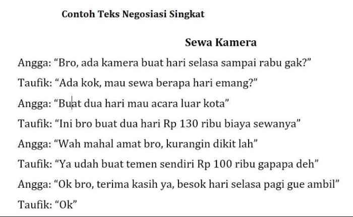 dialog negosiasi 4 orang