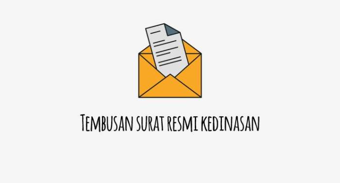 penulisan tembusan yang benar terbaru