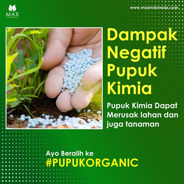 dampak negatif pupuk organik terbaru