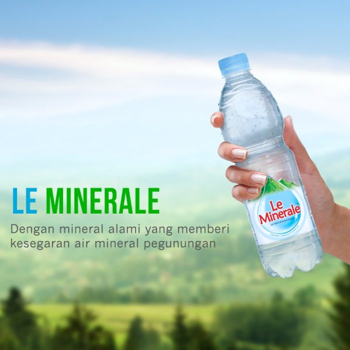 poster iklan le minerale