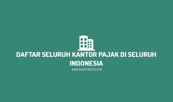 kantor pajak bahasa inggris