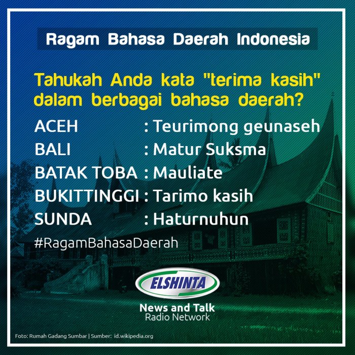 terima kasih bahasa batak