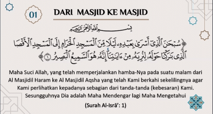 surat al isra ayat 1 sampai 10