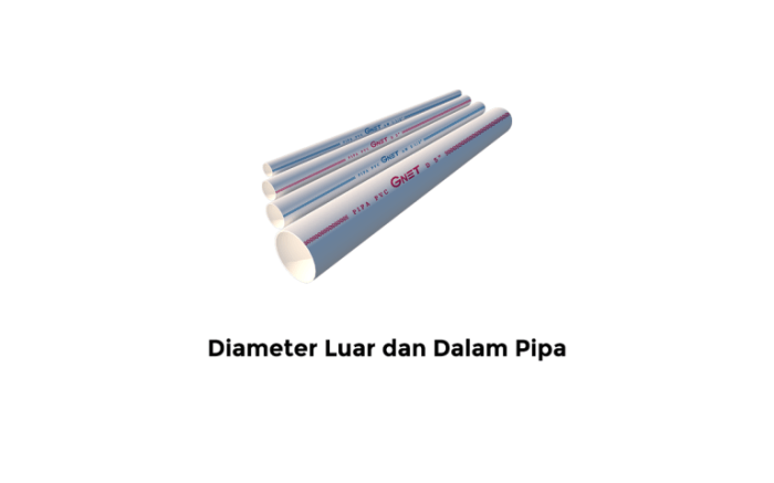 cara mengukur diameter pipa