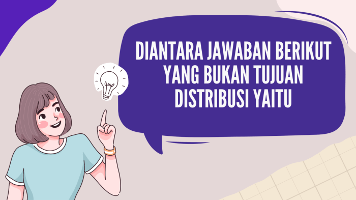 yang bukan tujuan distribusi yaitu