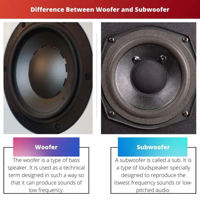 perbedaan woofer dan subwoofer terbaru