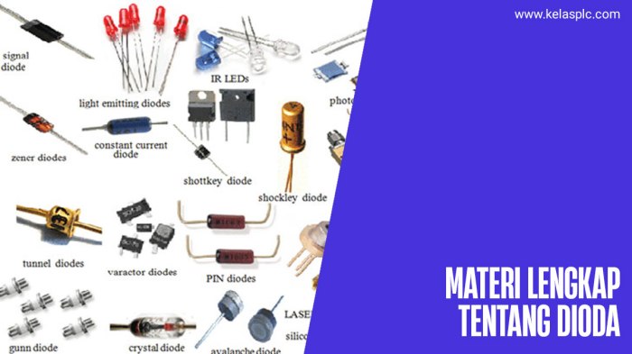 jenis dioda dan fungsinya terbaru