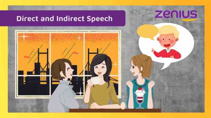 rumus direct and indirect speech terbaru