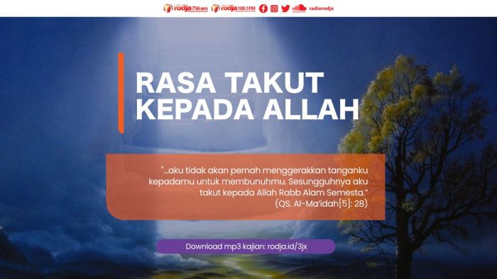 hadits tentang takut kepada allah terbaru