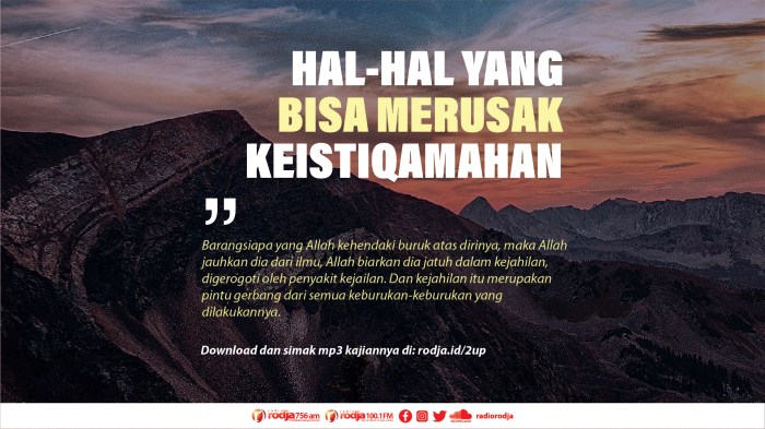 hal merusak keimanan islam seputar