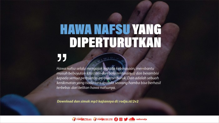 ayat alkitab tentang hawa nafsu