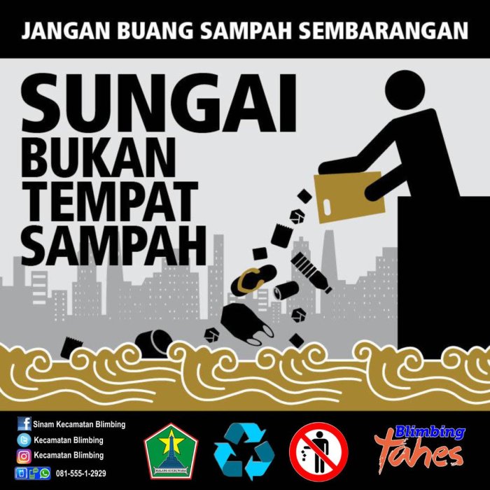 artikel tentang membuang sampah di sungai terbaru