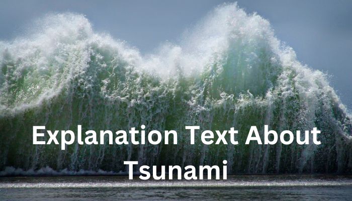 contoh text explanation tsunami terbaru