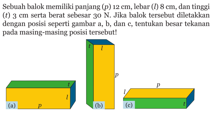 balok posisi lebar panjang tersebut masing tinggi jawablah berikut benar memiliki sebuah pertanyaan