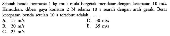 sebuah mobil bermassa 2000 kg terbaru