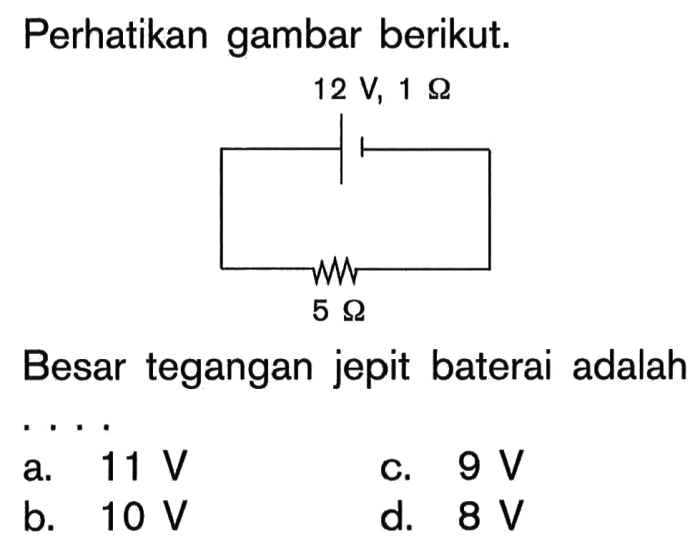 besar tegangan vp adalah terbaru