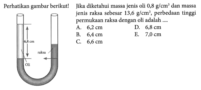 massa jenis oli dalam kg m3 terbaru