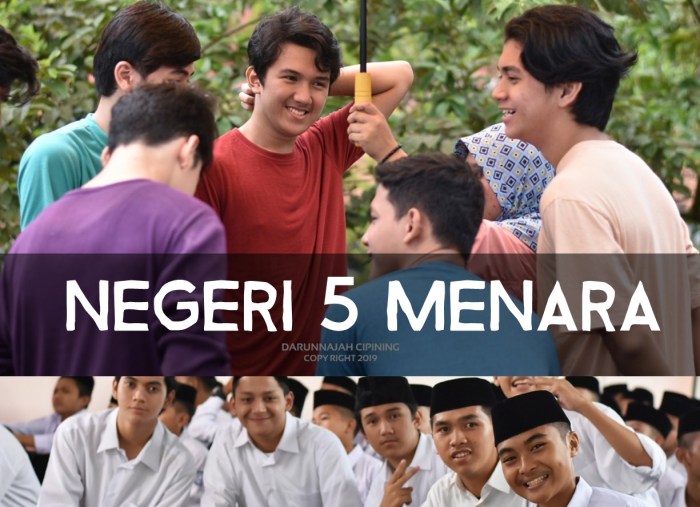 kesimpulan film negeri 5 menara