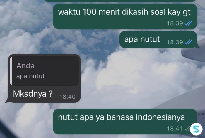 mumpung bahasa indonesianya apa terbaru