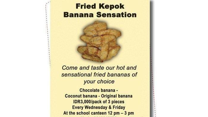 fried kepok banana sensation