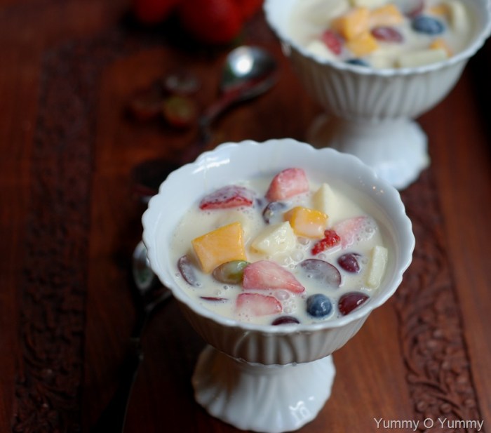 iced fruit cocktail with condensed milk terbaru