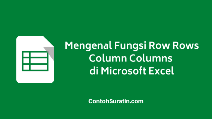 delete row column rumus fungsi