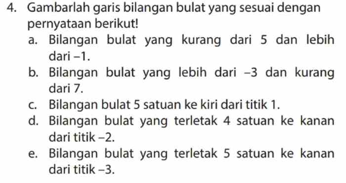 tuliskan bilangan bulat yang lebih dari terbaru