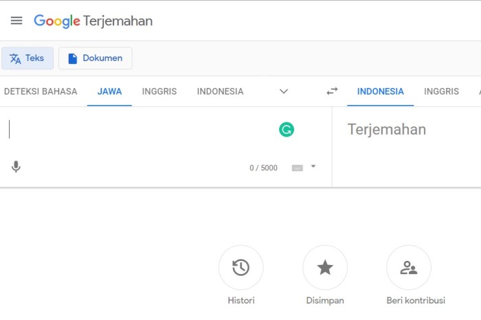 Translate bahasa indonesia ke krama inggil