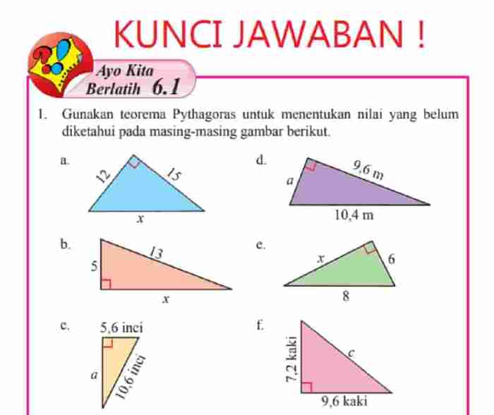 teorema pythagoras kelas 8 semester 2