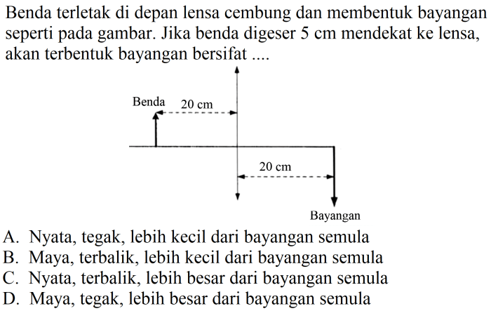 contoh soal lensa cembung terbaru