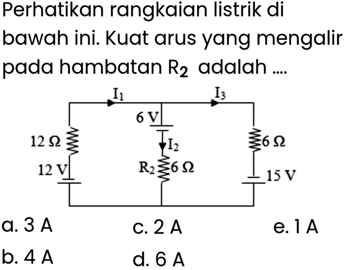 kuat arus i pada rangkaian adalah terbaru